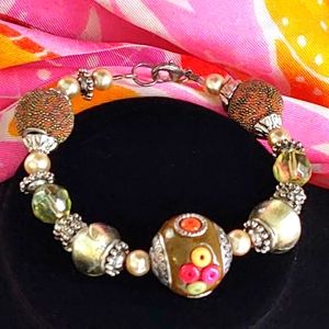 VINTAGE LAMPLIGHT  BOHO BRACELET